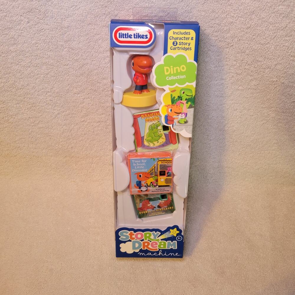Little Tikes Story Dream Machine DINO Story Collection w Dinosaur Figure New